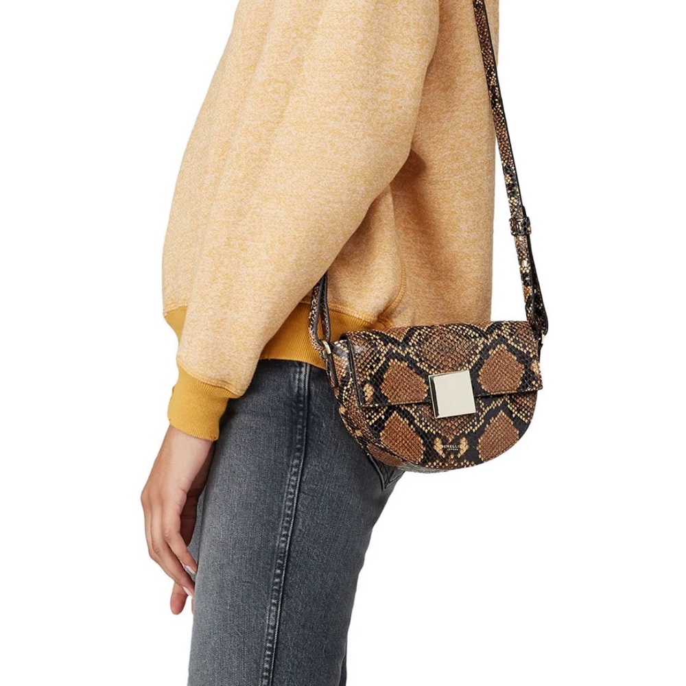 DeMellier
Cognac Snake Mini Oslo Crossbody
